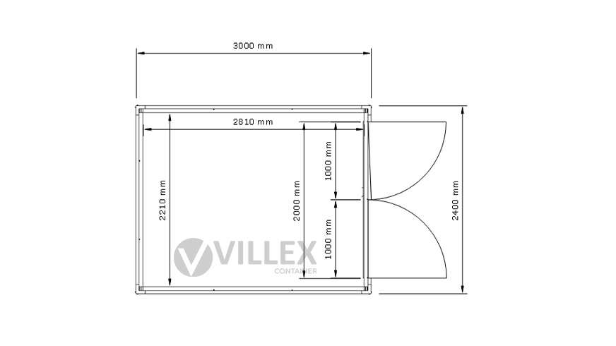 Lagercontainer-Villex-Mikro-Lager-Cube-Nero-1.0-8 Lagercontainer Villex Mikro Lager Cube Nero 1.0