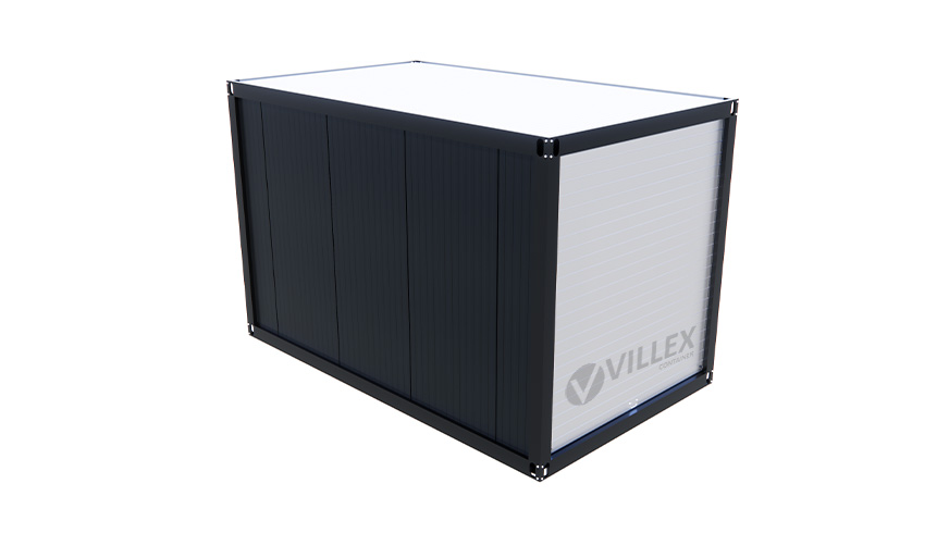 Lagercontainer Villex Mini Garage Cube Nero 1.0