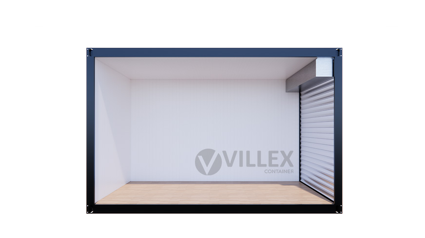 Lagercontainer Villex Mini Garage Cube Nero 1.0