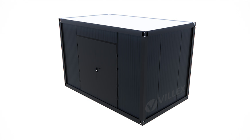 Lagercontainer Villex Mini Lager Cube Nero 1.0