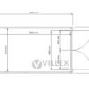 Lagercontainer Villex Mini Lager Cube Nero 2.0