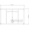 Lagercontainer Villex Mini Lager Cube Nero 3.0