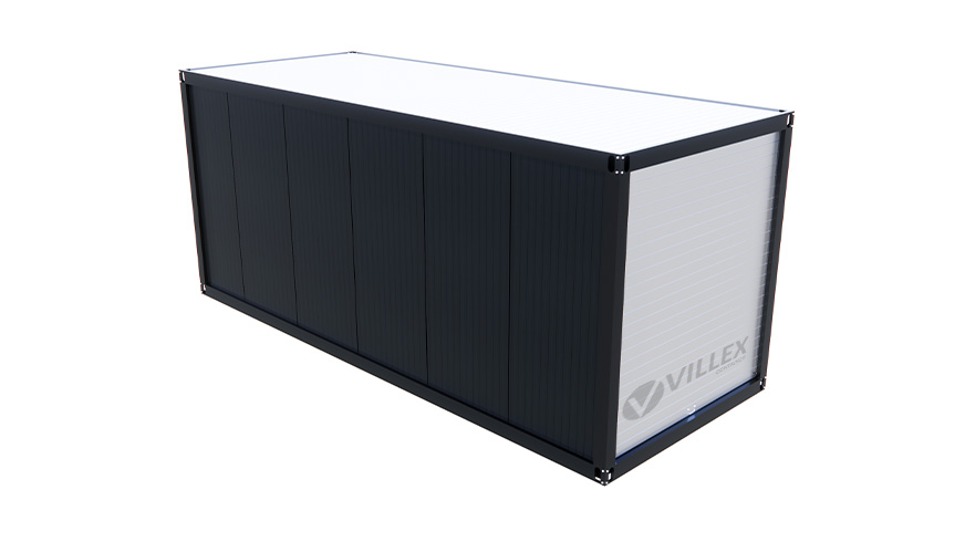 Lagercontainer-Villex-Standard-Garage-Cube-Nero-1.0-10 Lagercontainer Villex Standard Garage Cube Nero 1.0