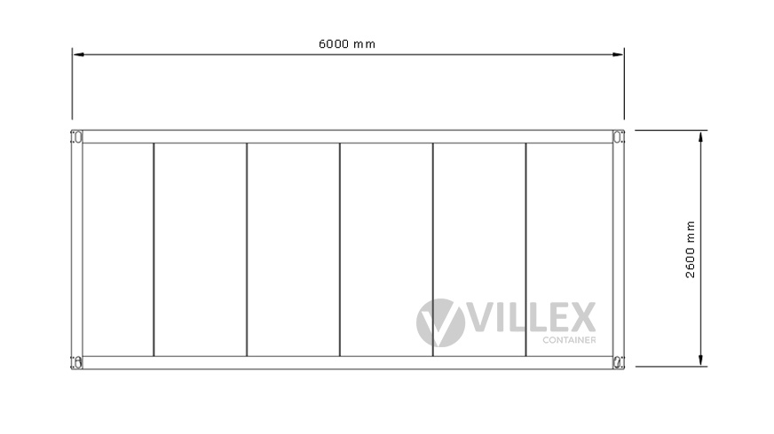Lagercontainer-Villex-Standard-Garage-Cube-Nero-1.0-9 Lagercontainer Villex Standard Garage Cube Nero 1.0