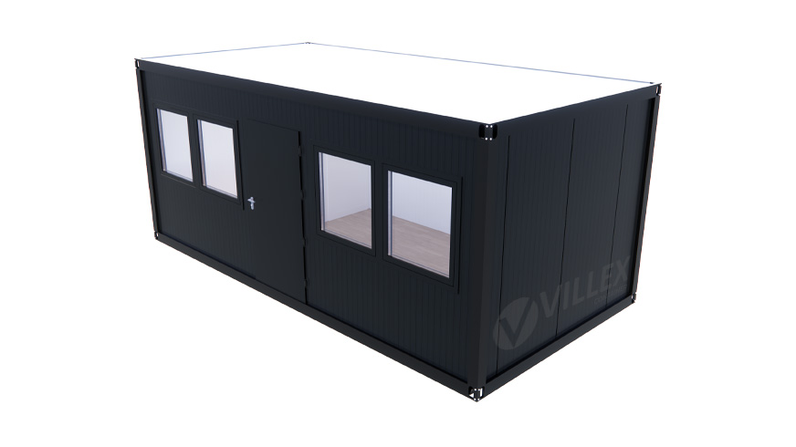 Sanitärcontainer Villex Big Cube Long Doppio Nero 1.0 / Sanitär