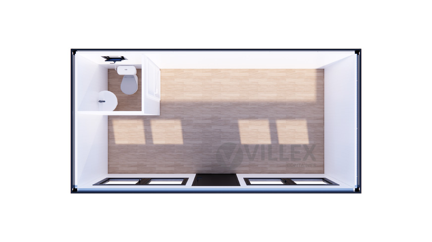 Sanitärcontainer Villex Big Cube Long Doppio Nero 1.0 / Sanitär