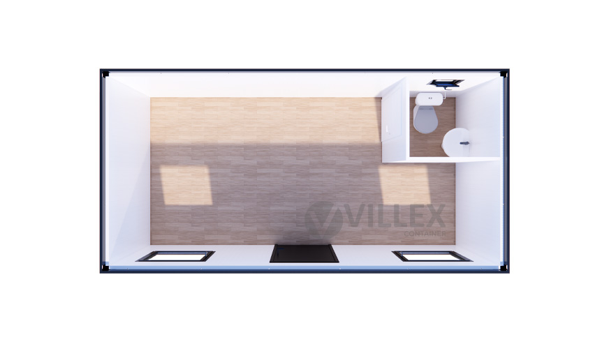 Sanitärcontainer Villex Big Cube Nero 1.0 / Sanitär