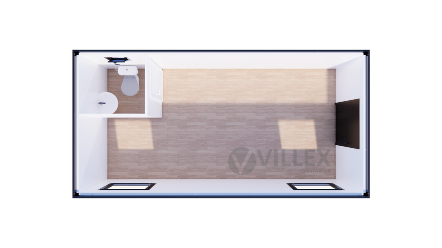 Sanitärcontainer Villex Big Cube Nero 2.0 / Sanitär