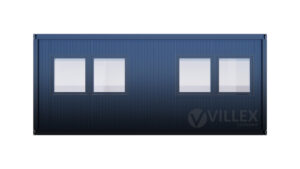 Sanitärcontainer Villex Big Cube Short Doppio Nero 1.0 / Sanitär