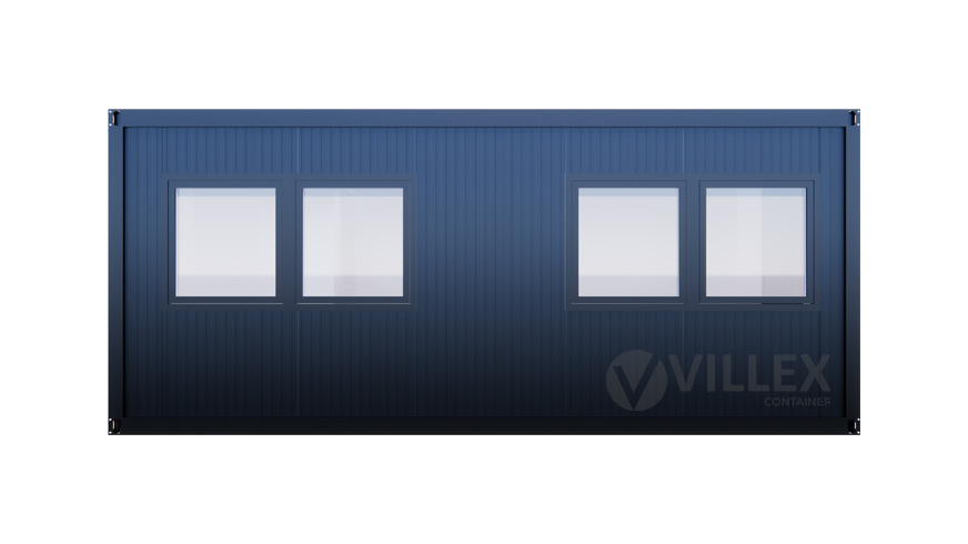 Sanitärcontainer Villex Big Cube Short Doppio Nero 1.0 / Sanitär
