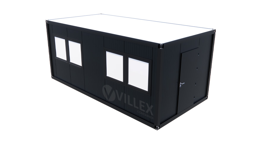 Sanitärcontainer Villex Big Cube Short Doppio Nero 1.0 / Sanitär