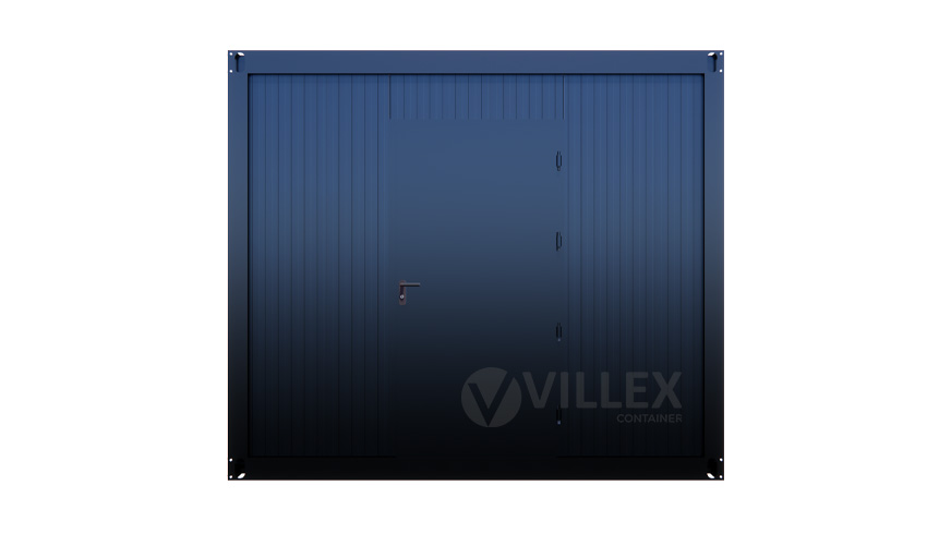 Sanitärcontainer Villex Big Cube Short Doppio Nero 1.0 / Sanitär