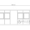 Sanitärcontainer Villex Big Cube Short Doppio Nero 1.0 / Sanitär