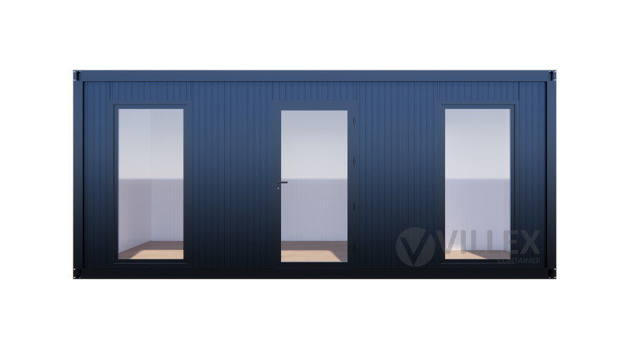 Sanitärcontainer Villex Big Cube Vertikal Nero 1.0 / Sanitär