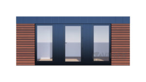 Sanitärcontainer Villex Big Wood Pavillon 1.0 / Sanitär