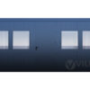 Sanitärcontainer Villex Doppio Big Cube Doppio Fenster Nero / Sanitär