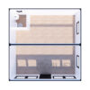 Sanitärcontainer Villex Doppio Big Cube Doppio Fenster Nero / Sanitär
