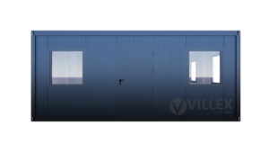 Sanitärcontainer Villex Doppio Big Cube Nero / Sanitär