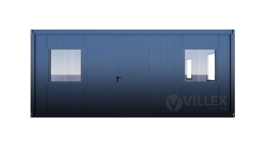 Sanitärcontainer Villex Doppio Big Cube Nero / Sanitär