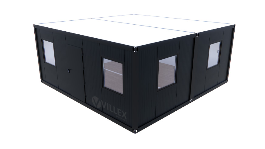 Sanitärcontainer-Villex-Doppio-Big-Cube-Nero+Sanitär-1.0-10 Sanitärcontainer Villex Doppio Big Cube Nero / Sanitär