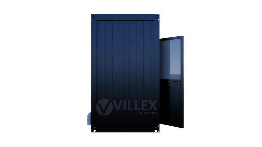 Sanitärcontainer-Villex-Double-Toilet-Cube-Nero-1.0-4 Sanitärcontainer Villex Double Toilet Cube Nero 1.0