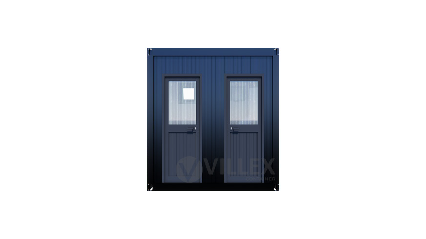 Sanitärcontainer Villex Multi Sanitär Cube Nero 2.0