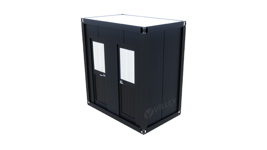 Sanitärcontainer Villex Multi Sanitär Cube Nero 2.0