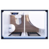 Sanitärcontainer Villex Multi Sanitär Cube Nero 2.0