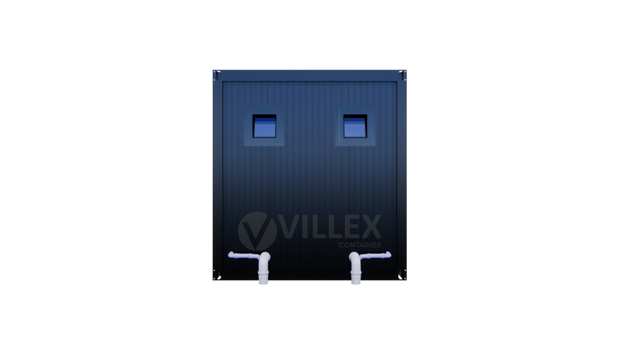 Sanitärcontainer Villex Multi Sanitär Cube Nero 3.0