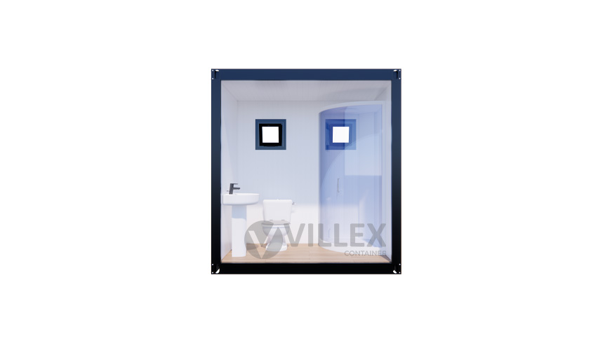 Sanitärcontainer Villex Multi Sanitär Cube Nero 3.0