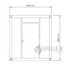 Sanitärcontainer Villex Multi Sanitär Cube Nero 3.0