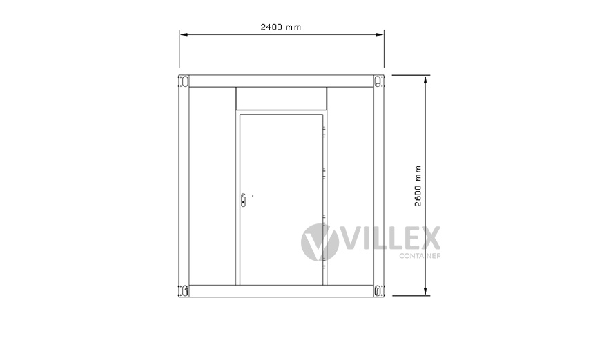 Sanitärcontainer Villex Multi Sanitär Cube Nero 3.0
