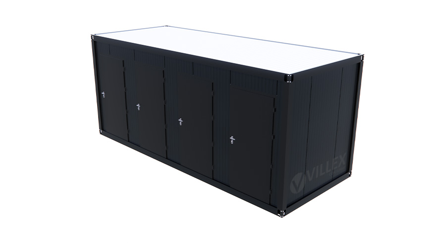 Sanitärcontainer-Villex-Quattro-Toilet-Cube-Nero-2.0-10 Sanitärcontainer Villex Quattro Toilet Cube Nero 2.0