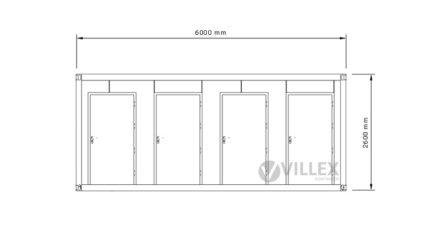 Sanitärcontainer-Villex-Quattro-Toilet-Cube-Nero-2.0-9 Sanitärcontainer Villex Quattro Toilet Cube Nero 2.0