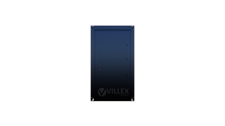 Sanitärcontainer Villex Single Toilet Cube Nero 1.0