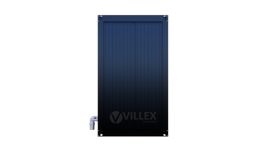 Sanitärcontainer Villex Single Toilet Cube Nero 1.0