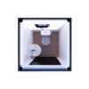 Sanitärcontainer Villex Single Toilet Cube Nero 1.0