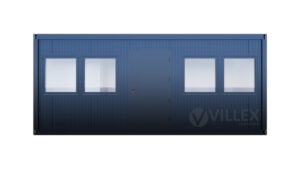Sanitärcontainer Villex Standard Cube Long Doppio Nero 1.0 / Sanitär