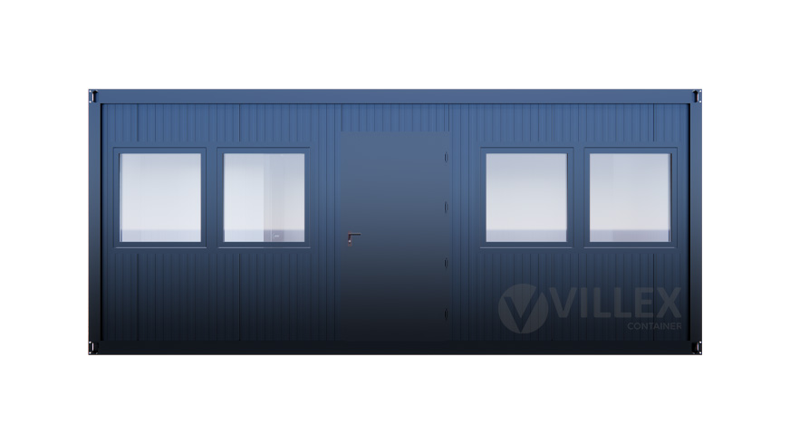 Sanitärcontainer Villex Standard Cube Long Doppio Nero 1.0 / Sanitär