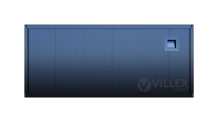 Sanitärcontainer Villex Standard Cube Long Doppio Nero 1.0 / Sanitär