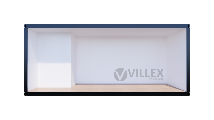 Sanitärcontainer Villex Standard Cube Long Doppio Nero 1.0 / Sanitär