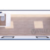 Sanitärcontainer Villex Standard Cube Nero 2.0 / Sanitär
