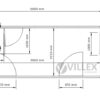 Sanitärcontainer Villex Standard Cube Nero 2.0 / Sanitär