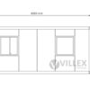Sanitärcontainer Villex Standard Cube Nero 2.0 / Sanitär