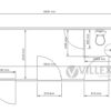 Sanitärcontainer Villex Standard Cube Nero 4.0 / Sanitär