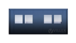 Sanitärcontainer Villex Standard Cube Short Doppio Nero 1.0 / Sanitär