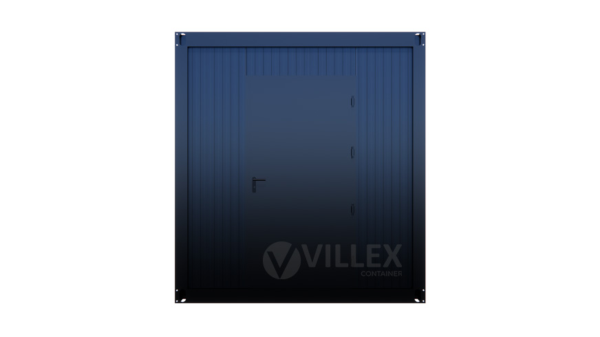 Sanitärcontainer Villex Standard Cube Short Doppio Nero 1.0 / Sanitär