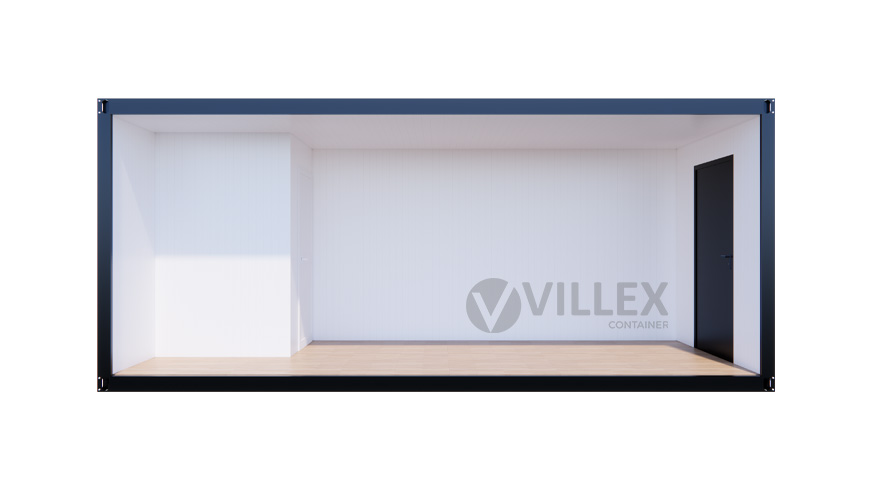 Sanitärcontainer Villex Standard Cube Short Doppio Nero 1.0 / Sanitär