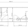 Sanitärcontainer Villex Standard Cube Short Doppio Nero 1.0 / Sanitär