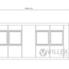 Sanitärcontainer Villex Standard Cube Short Doppio Nero 1.0 / Sanitär